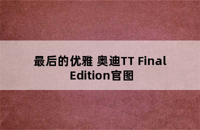 最后的优雅 奥迪TT Final Edition官图